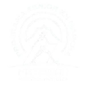 Logo FECAMON Marcha deportiva - programa senior en marcha